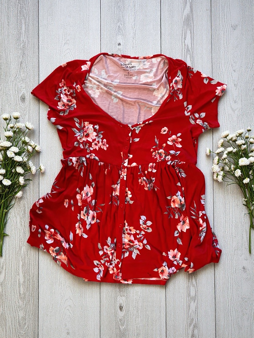Super Soft Hi-Low Babydoll Tunic